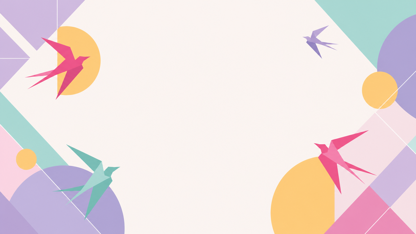 Geometrický banner GVBN s pravidelnými líniami a vzormi v školských farbách