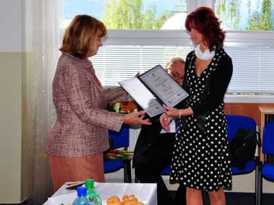 Udelenie certifikátu kvality ISO 9001 : 2008